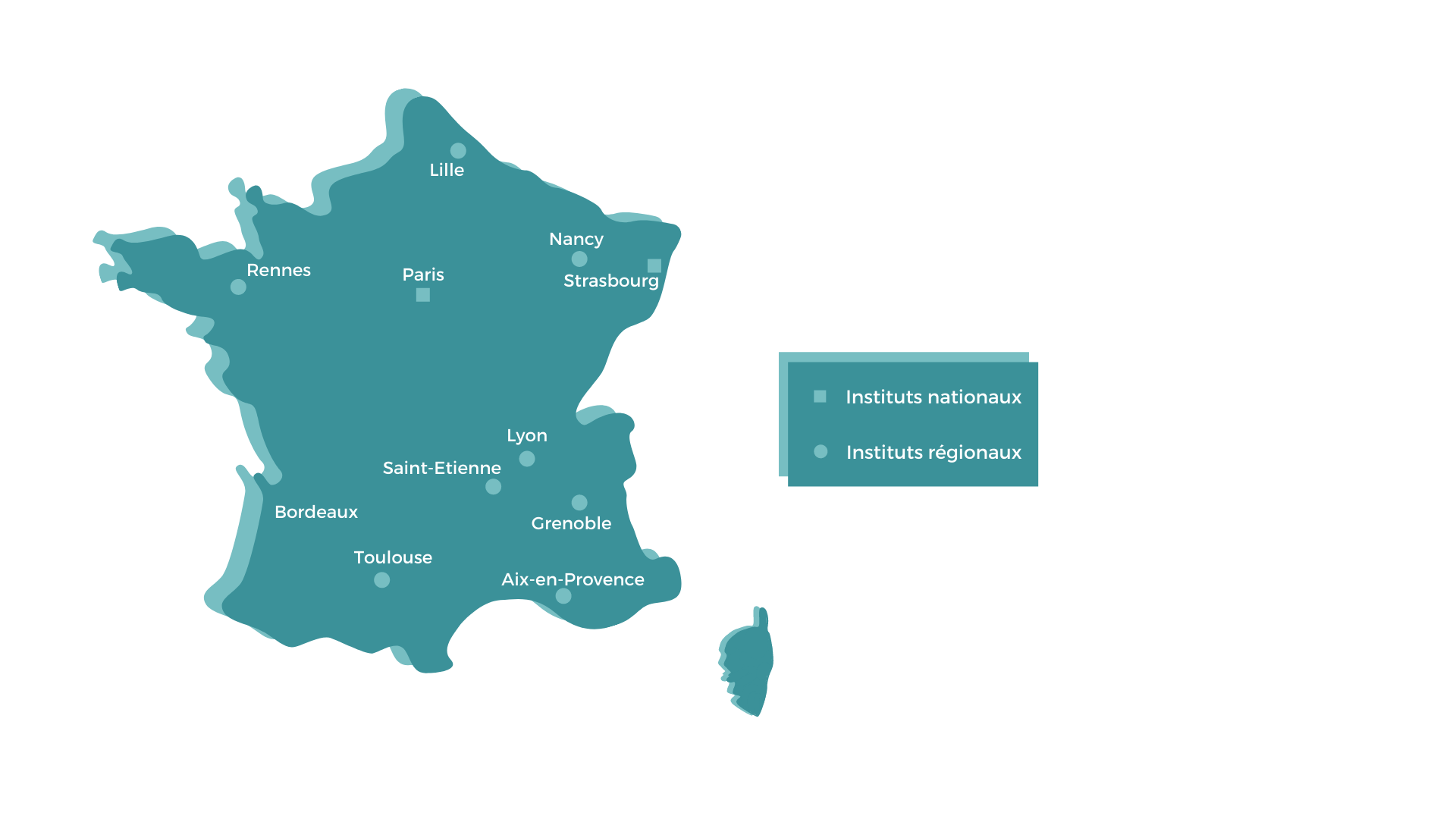 carte des instituts du travail