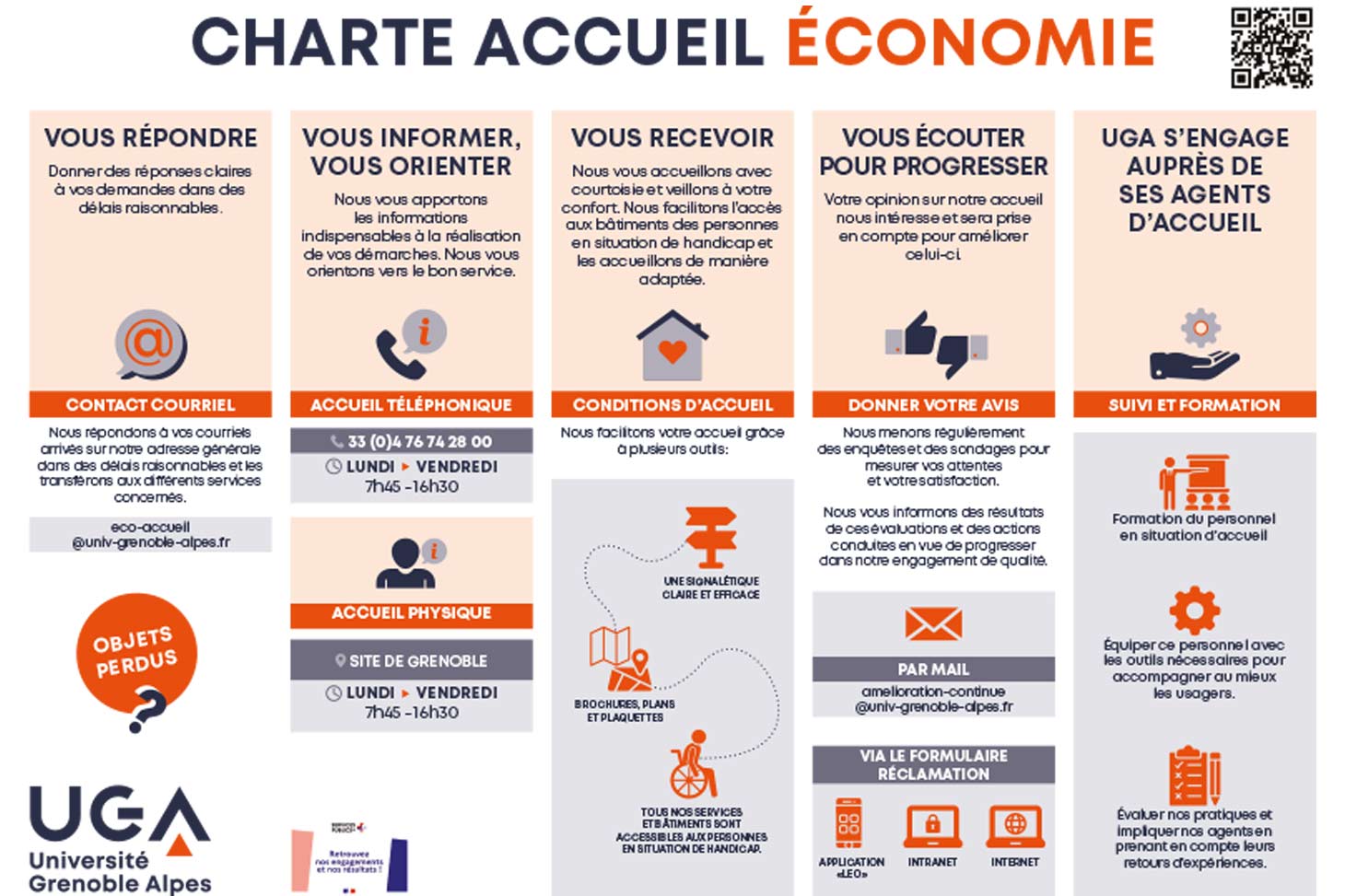 charte accueil économie